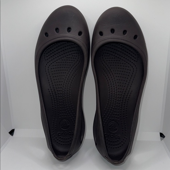 CROCS Kadee Brown Ballet Flats Slip On Women’s 7 - Picture 5 of 10